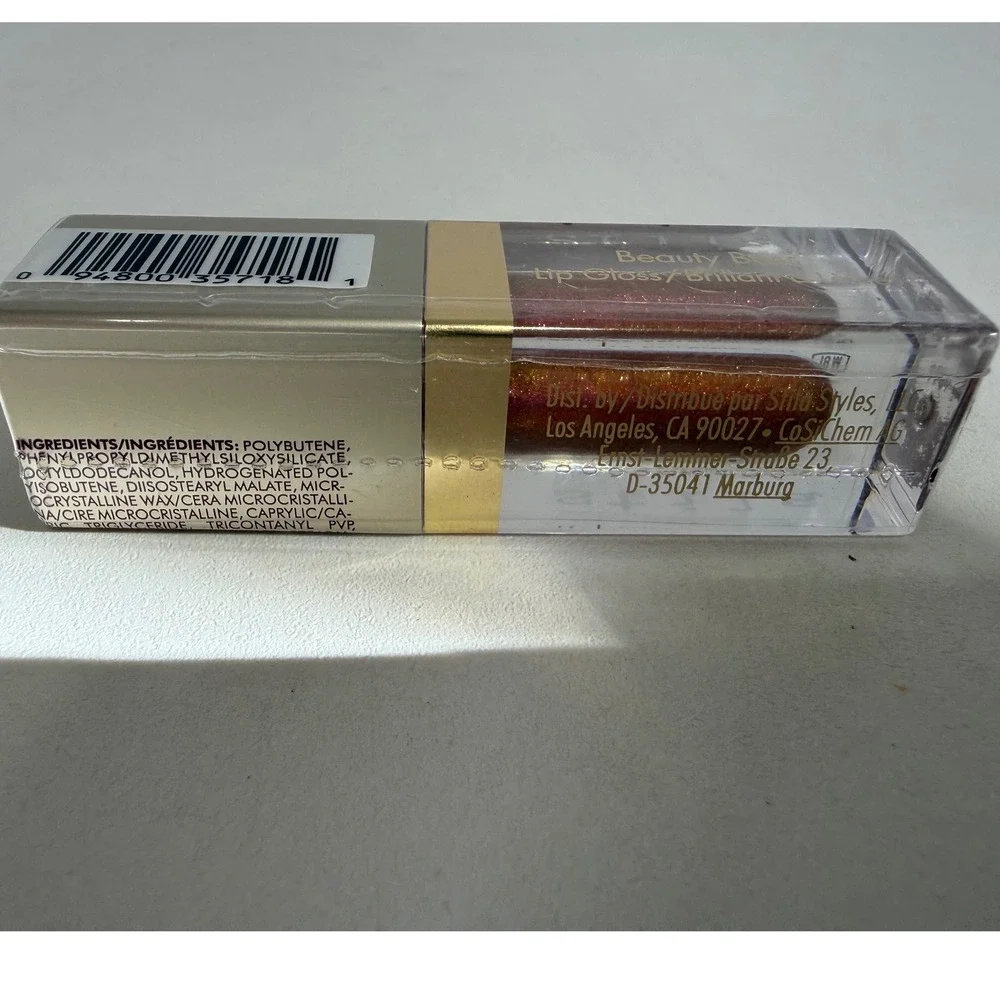 Stila Lip Gloss Beauty Boss‎ Elevator Pitch Duo-Chrome Shimmer Mini Travel New